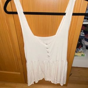 white american eagle blouse w snap buttons